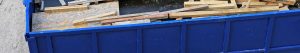 Photo of skip with waste material inside